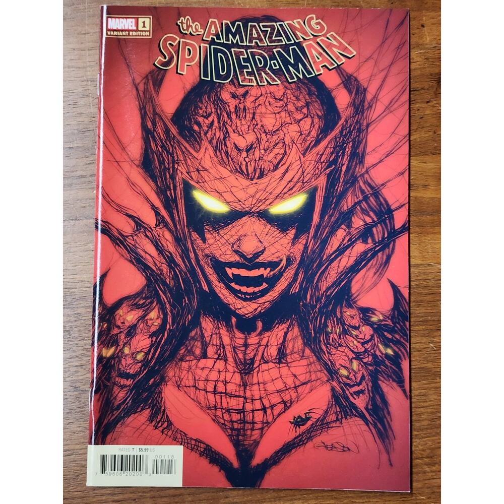 AMAZING SPIDER-MAN #1 PATRICK GLEASON QUEEN GOBLIN WEBHEAD Variant, MARVEL Comic